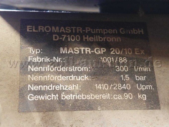 Leistungsangabe Pumpe