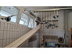 Schrägtrocknung / Schlauchtrocknung