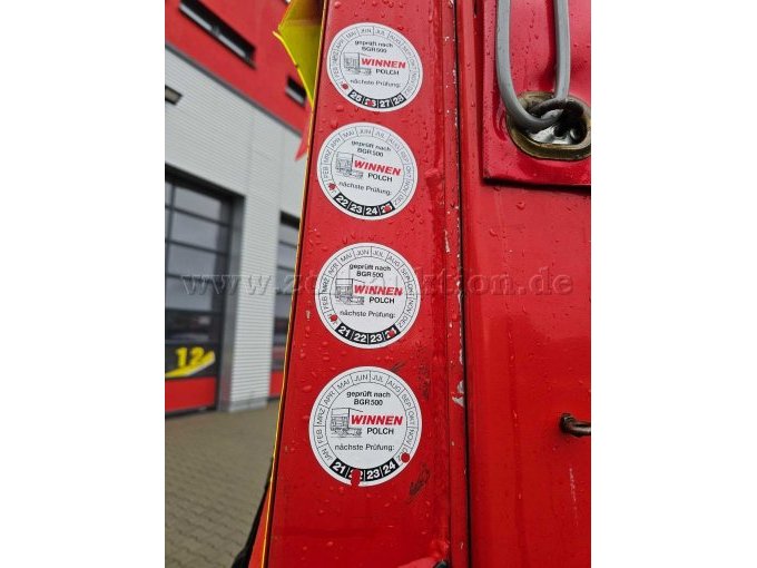 Prüfplaketten Ladeboardwand