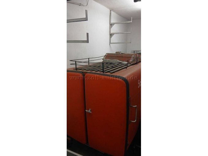 Schlauchwagen von hinten/oben