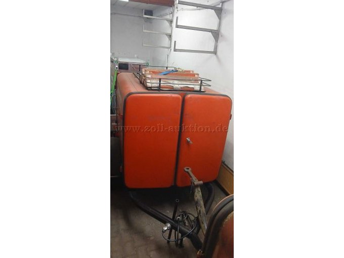 Schlauchwagen von vorn/oben