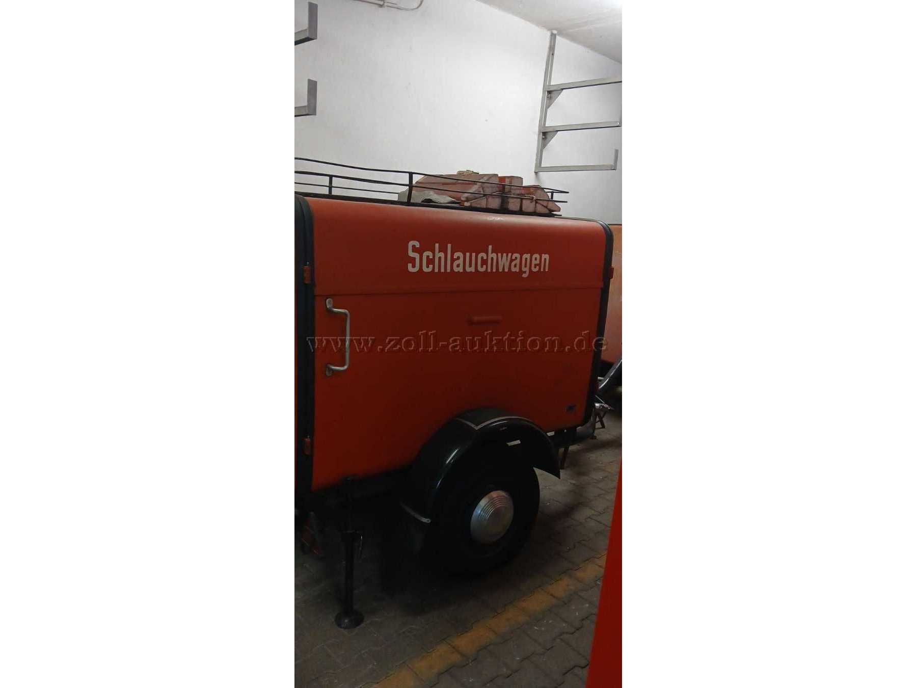 Schlauchwagen von der Seite