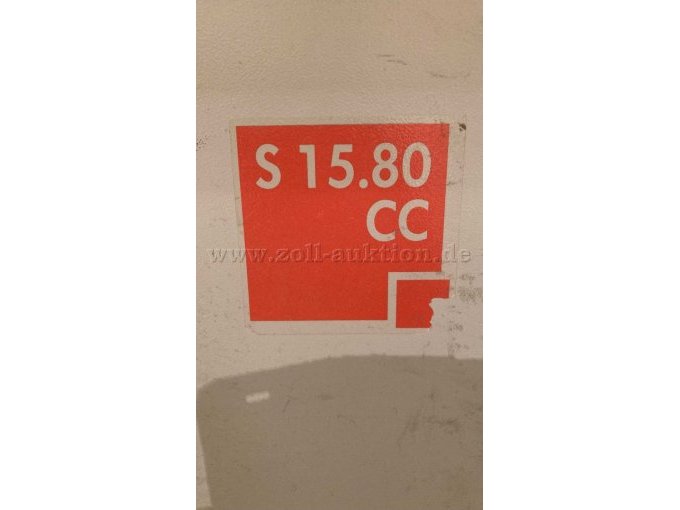 Typenschild (S 15.80 CC)