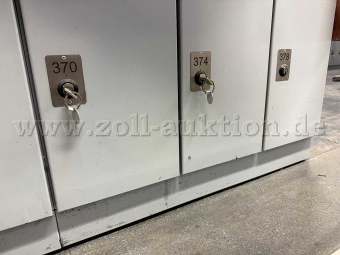 1 Schließfachblock mit 12 Schließfächern, Schließfachanlage Assa – foto 5 – kavel bij Zoll-Auktion, Bochum