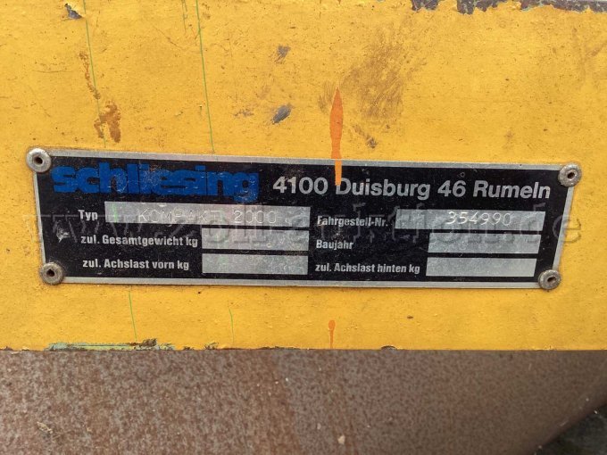 1 Schliesing-onderhoudsmachine voor harde banen, type 2000, trileg – foto 2 – kavel bij Zoll-Auktion, Winterberg