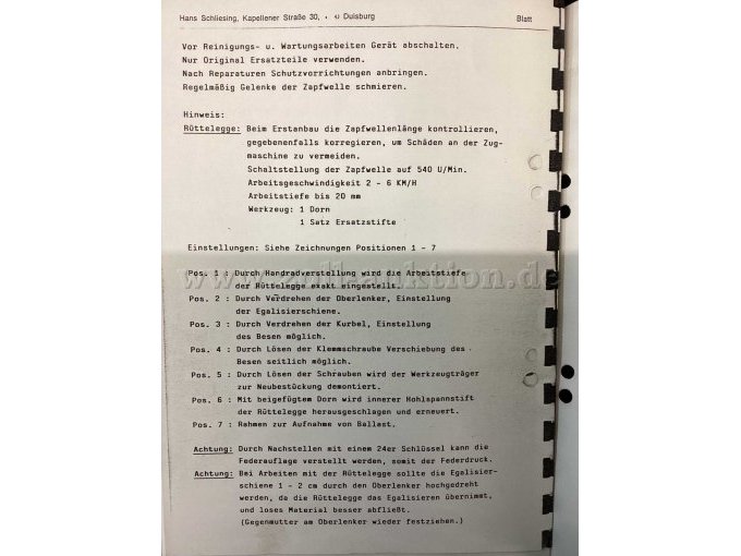 1 Schliesing-onderhoudsmachine voor harde banen, type 2000, trileg – foto 9 – kavel bij Zoll-Auktion, Winterberg