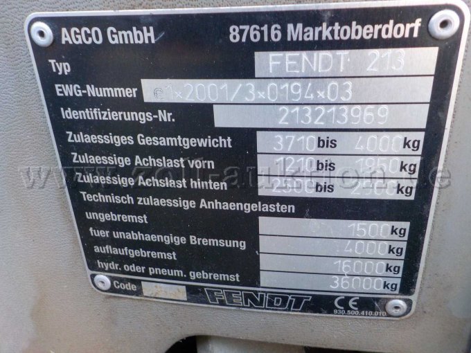 Detailbild Typenschild