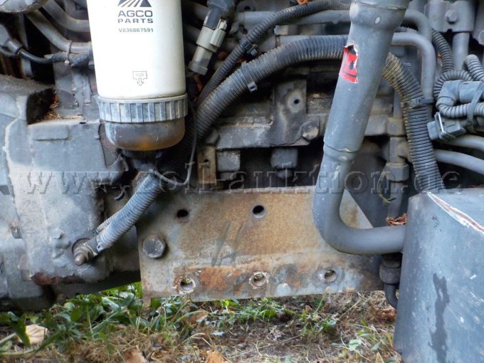 Detailbild Grundplatte für Zwischenachsanbau