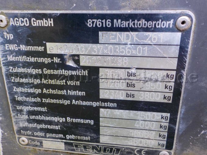 Detailbild Typenschild