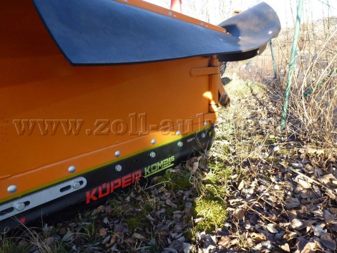 Gummischild oben und Schürfleisten