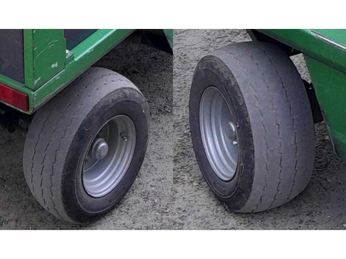 Ansicht Reifen hinten