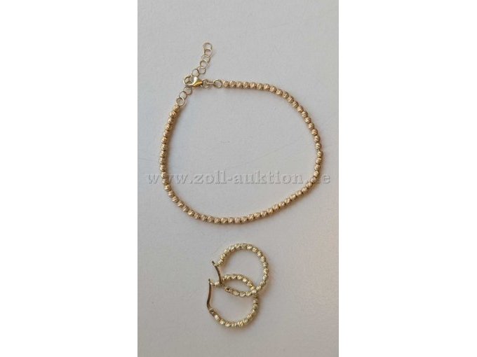 Schmuck-Set 585er Gold Vollansicht