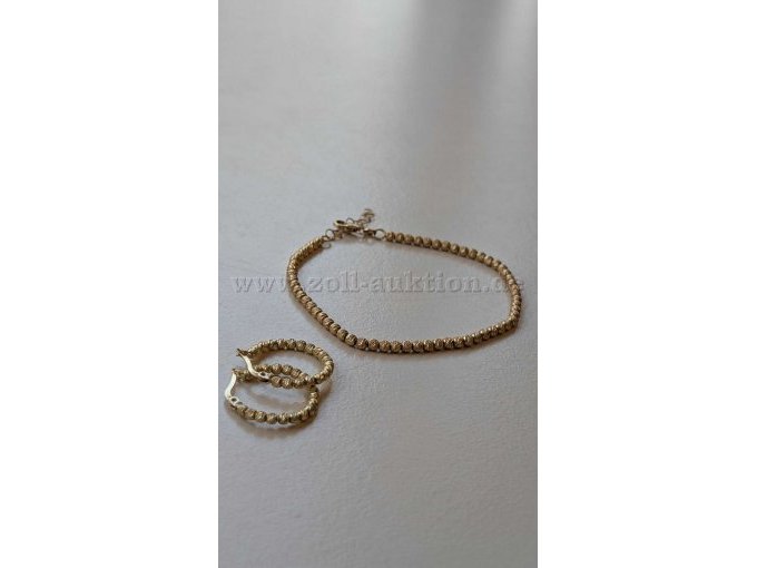 Schmuck-Set 585er Gold Vollansicht