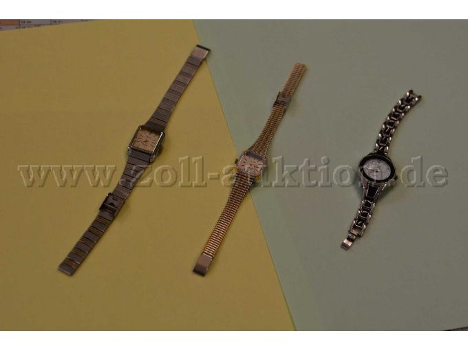 3 Damenarmband-uhren