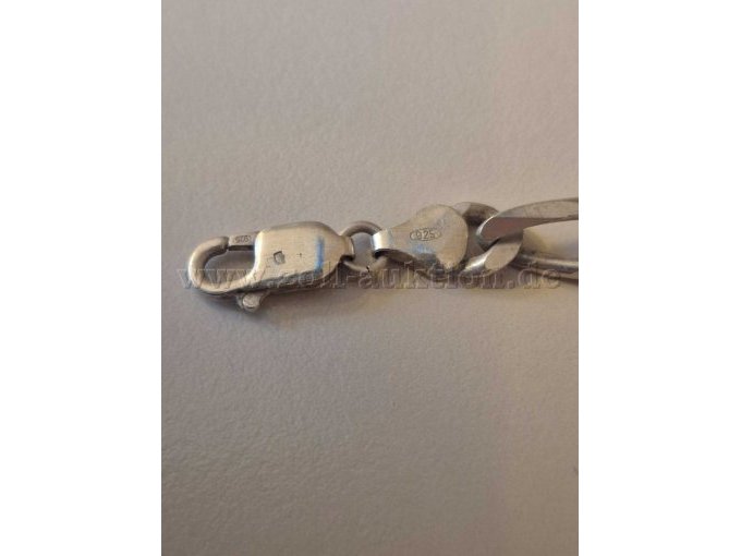 Silberkette Verschluss mit Stempel