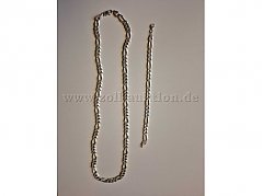 Silberkette und Silberarmband Vorderansicht
