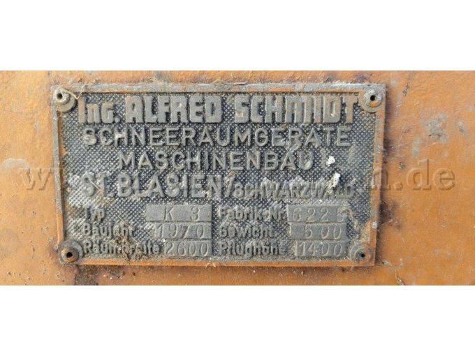 Ansicht Typenschild