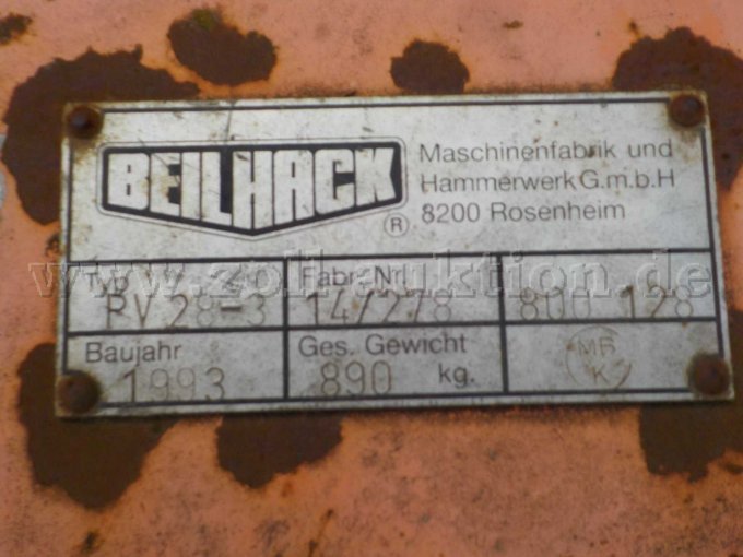 Detailbild Typenschild