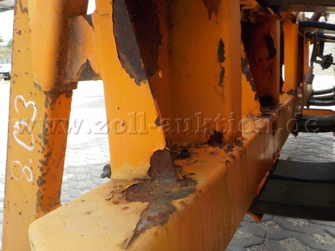 Detailbild Korrosion am Rahmen