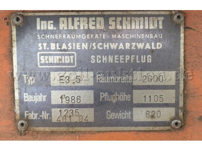 Ansicht Typenschild