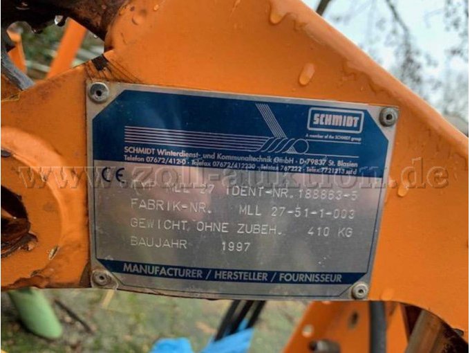 Typen-Schild mit CE-Kennung