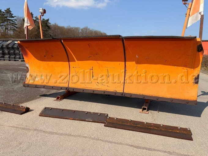 Räumschild von vorn