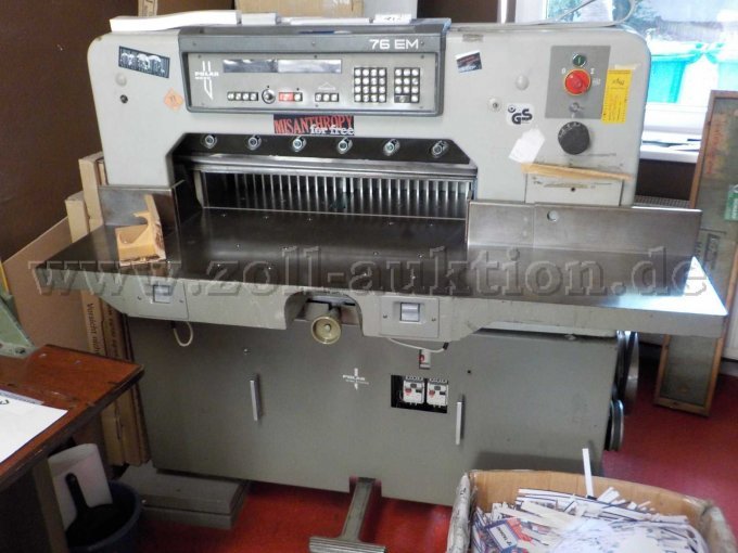 1 Schneidemaschine Polar Typ 76 EM – kavel bij Zoll-Auktion, Nürnberg