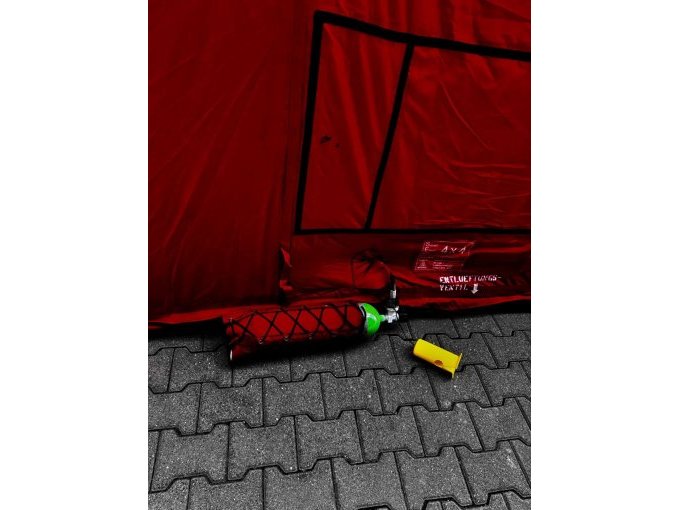 Vorrichtung für Arbeitsluftflasche (Flasche nicht enthalten)