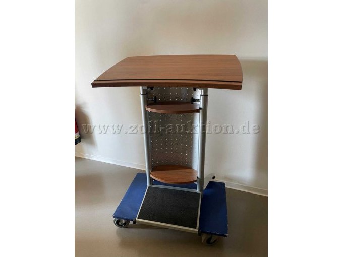 1 Schreibtisch-Kombination mit Standcontainer, Regal und Stehpult von Palmberg – foto 9 – kavel bij Zoll-Auktion, Dippoldiswalde