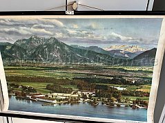 Schulkarte vom Chiemsee komplett