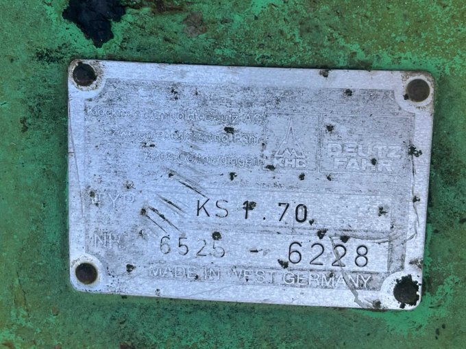 Schwader Fahr-Deutz Typenschild