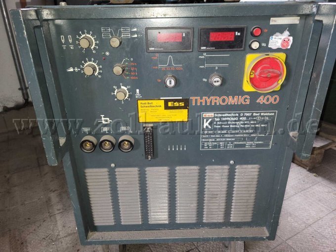 Frontansicht Schweißgerät