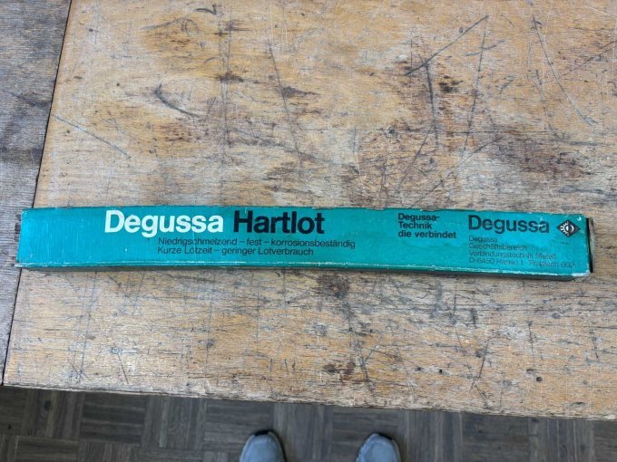 Degussa Hartlot Niedrigschmelzend -fest - korrosionsbeständig Kurze Lötzeit - geringer Lotvrbrauch