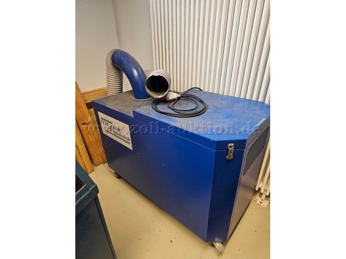 Schweißrauchabsaugungsanlage, Seitenansicht Schweißrauchabsaugungsanlage, Seitenansicht