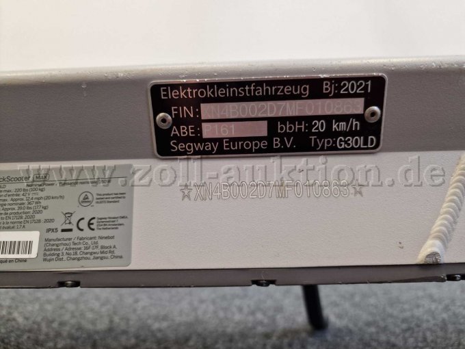 Technische Details und CE-Zeichen