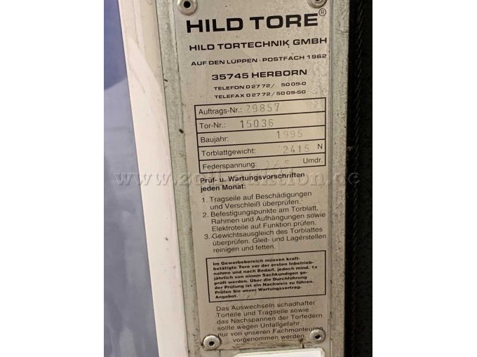 Detailbild Typenschild