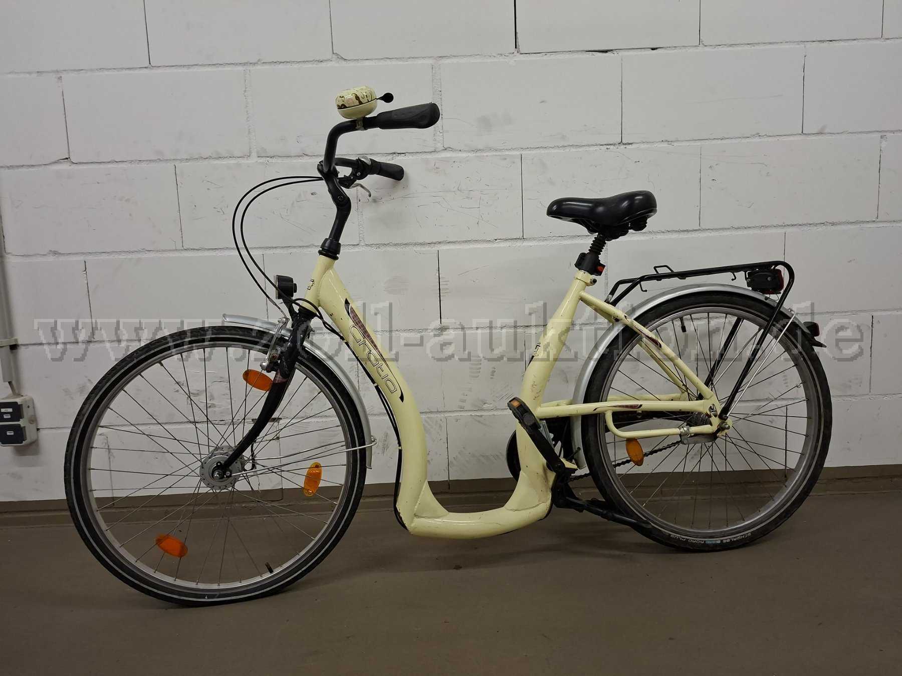 Senioren Fahrrad Ansicht seitlich links