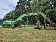 Hydraulikbagger rechts