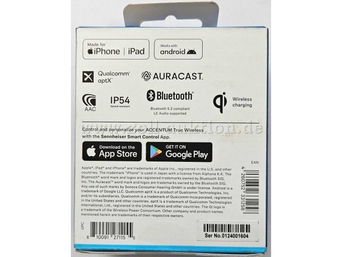 Originalverpackung Rückseite