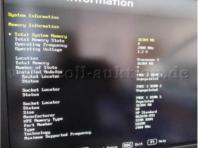 BIOS Systeminformnation