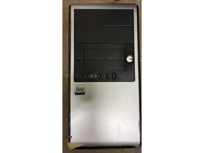 Vorderseite des eingebauten Computers.