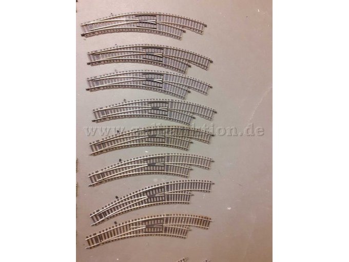 Set Fleischmann Weichen und Gleise, Weichen 1