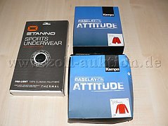 Funktionsunterwäsche in Verpackung