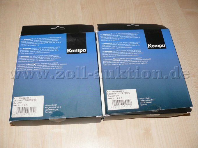 Funktionsunterwäsche in Verpackung