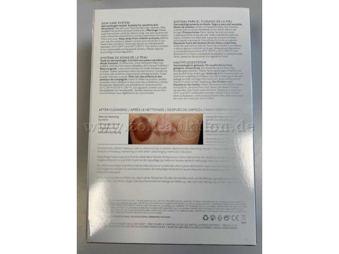 Skinvigorate Sonic Verpackung hinten