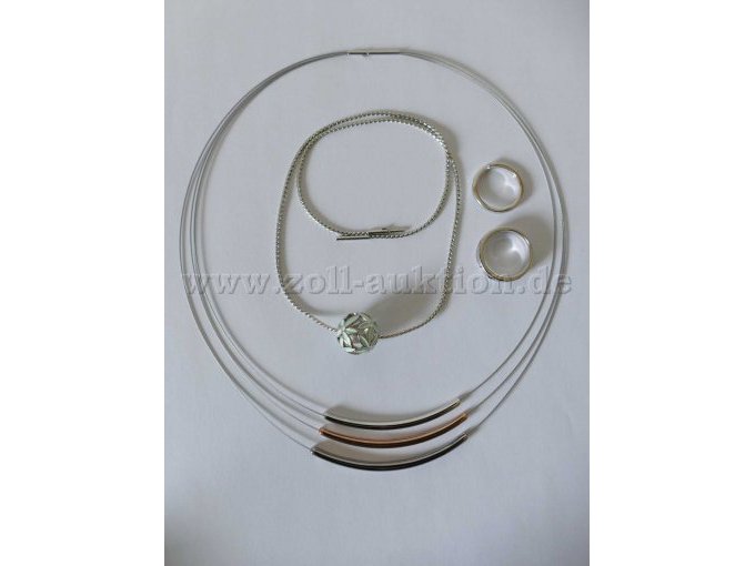 1 Set Modeschmuck, 4-teilig, Pierre Lang – foto 2 – kavel bij Zoll-Auktion, Dresden