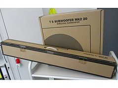 Soundbar und Subwoofer in Originalverpackung