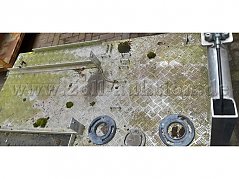 Lastenwagen flach Draufsicht