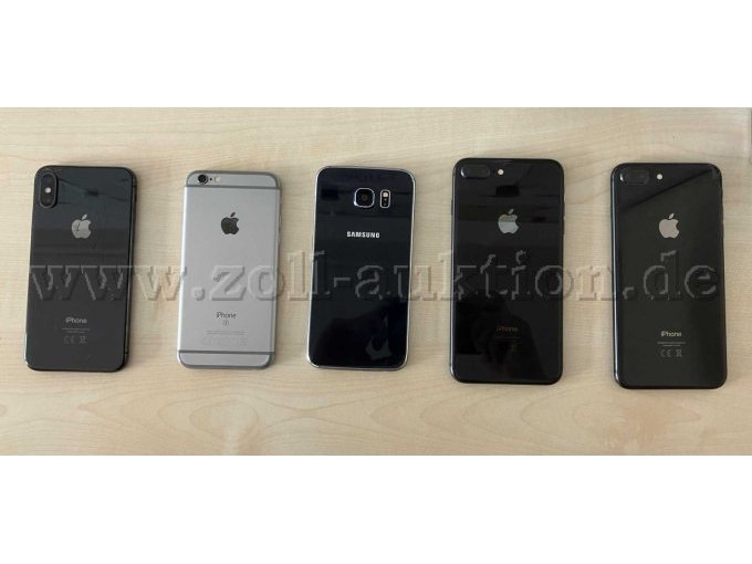 Ansicht Rückseite  iPhone 8 Plus, iPhone 6s, iPhone XS, Samsung Galaxy S6