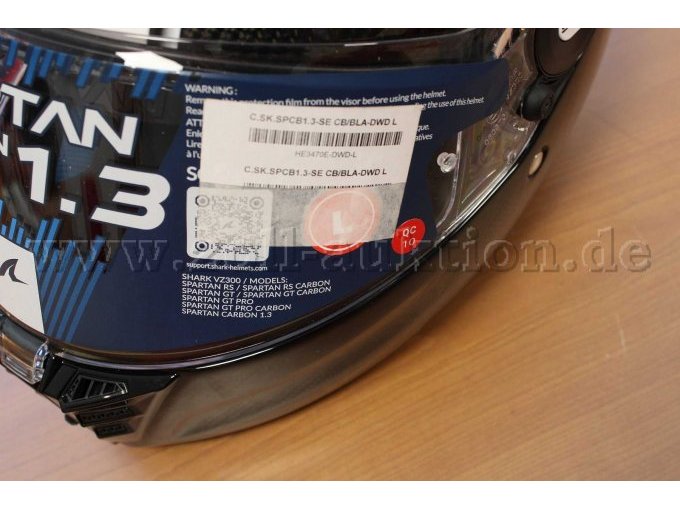 1 Shark Spartan Carbon 1.3 Motorradhelm - Gr. L – foto 3 – kavel bij Zoll-Auktion, Aachen